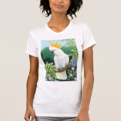 シトロンのオウムの女性小柄いTシャツ Tシャツ (正面)