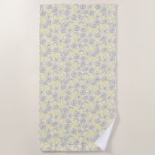 シトロンドルパターンビーチタオル ビーチタオル (正面)