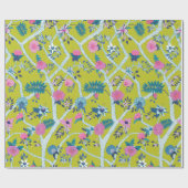 シトロンピオニーブランチ ラッピングペーパー (フラット)