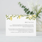 シトロンレモンシトラス詳細&宿泊施設 エンクロージャーカード (スタンド正面)