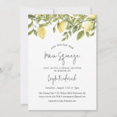 シトロンレモンブライダルシャワー招待 招待状 (正面)