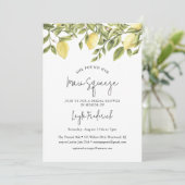 シトロンレモンブライダルシャワー招待 招待状 (スタンド正面)