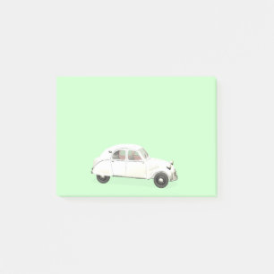 シトローン2CV(白) ポストイット