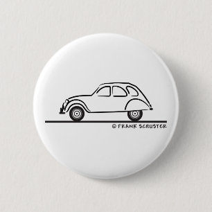 シトローン2CV 缶バッジ