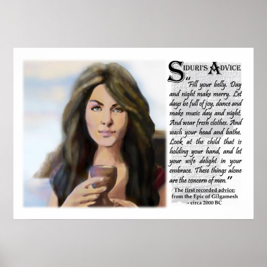 シドゥリのアドバイスポスター ポスター (正面)