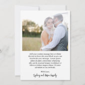 シドニモダンー結婚ズ サンキューカード (裏面)