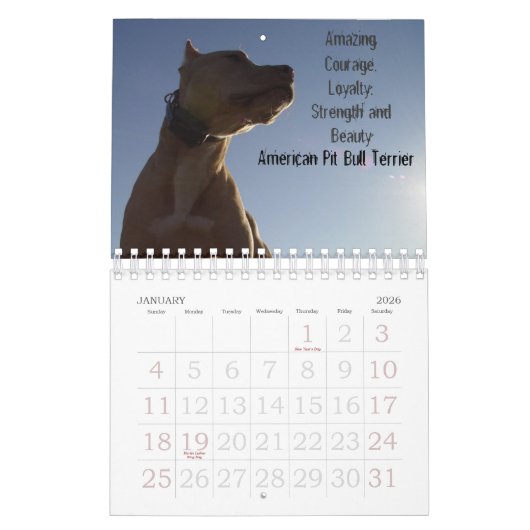 シドニーおよびZiggi 2009年 カレンダー (1月 2026)