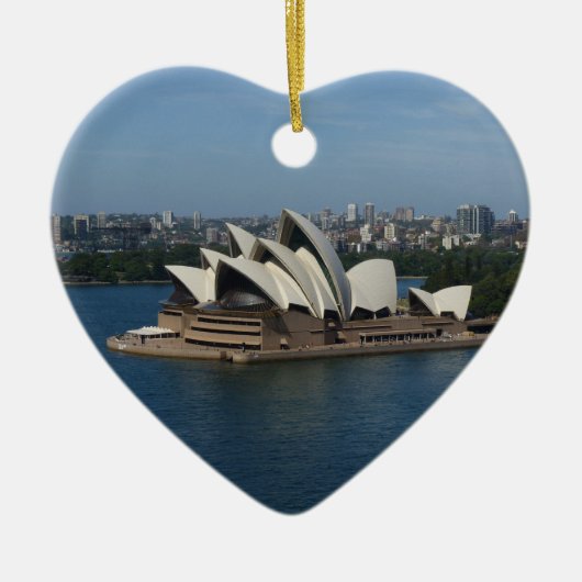 シドニーからのメリークリスマス セラミックオーナメント (正面)