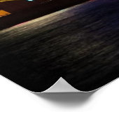 シドニーのオペラハウスの鮮やかなライトショー ポスター (角)