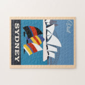 シドニーのオペラハウス&ハーバーブリッジ，旅行 ジグソーパズル (横)