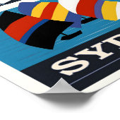 シドニーのオペラハウス&ハーバーブリッジ，旅行 ポスター (角)