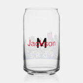 シドニーのグラフィティとモノグラム ガラス缶 (裏面)