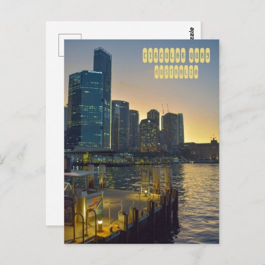 シドニーのサーキュラーキー(オーストラリア) ポストカード (正面/裏面)