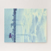 シドニーのシーンヨットオンハーバードラモイン ジグソーパズル (横)