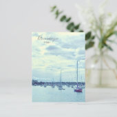 シドニーのシーンヨットオンハーバードラモイン ポストカード (スタンド正面)