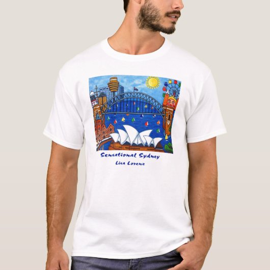シドニーの扇情的な男性筋肉ワイシャツ Tシャツ (正面)