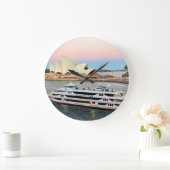 シドニーの時計の日没 ラージ壁時計 (ホーム)