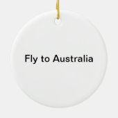 シドニーの眺め セラミックオーナメント (裏面)