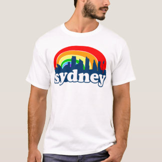 シドニーの虹のスカイライン Tシャツ