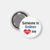 シドニーの誰かが私を愛している マグネット (正面/裏面)