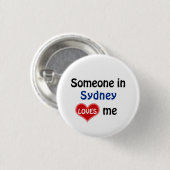 シドニーの誰かが私を愛している 缶バッジ (正面&裏面)