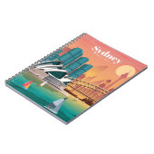 シドニーへの旅行アート旅行オーストラリア ノートブック (左側)