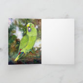 シドニーイエローナップパロット カード (内部)