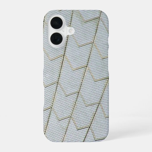 シドニーオペラハウスの幾何学 iPhone 16ケース (裏面)