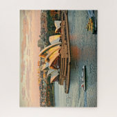 シドニーオペラハウスの日没 – 16x20 - 520個 ジグソーパズル (縦)