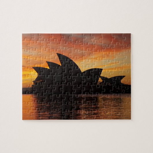 シドニーオペラハウスアットドーンシドニーニューサウス ジグソーパズル (横)