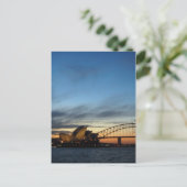 シドニーオペラハウスアットナイトフォール ポストカード (スタンド正面)