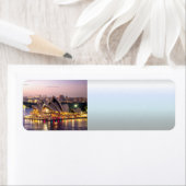 シドニーオペラハウスイン夕べ ラベル (インサイチュ)