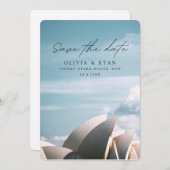 シドニーオペラハウスウェディングザデイト 招待状 (正面/裏面)