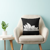 シドニーオペラハウスオーストラリアスケッチスケッチ クッション (椅子)