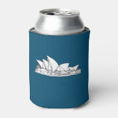 シドニーオペラハウスオーストラリアスケッチスケッチ 缶クーラー (缶正面)