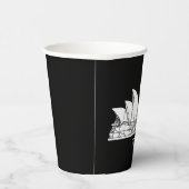 シドニーオペラハウスオーストラリアスケッチ土産 紙コップ (右)