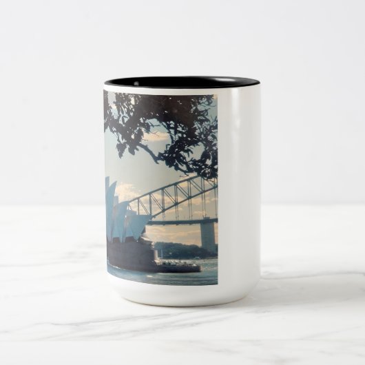 シドニーオペラハウスオーストラリアマグ ツートーンマグカップ (中央)