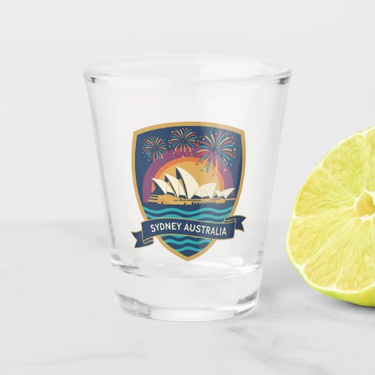 シドニーオペラハウスオーストラリア ショットグラス (正面)