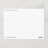 シドニーオペラハウスヴィンテージトラベルアートポストカード ポストカード (裏面)