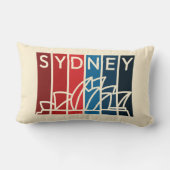 シドニーオペラハウス抽象芸術旅行愛好家 ランバークッション (裏面)
