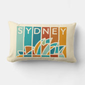 シドニーオペラハウス抽象芸術旅行愛好家 ランバークッション (正面)