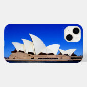 シドニーオペラハウス青 Case-Mate iPhoneケース (裏面 (横))
