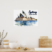 シドニーオペラハウス：アイコニックエレガンスバイザハーバー ポスター (キッチン)