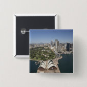 シドニーオペラハウス,植物王室の園, CBD 缶バッジ (正面&裏面)