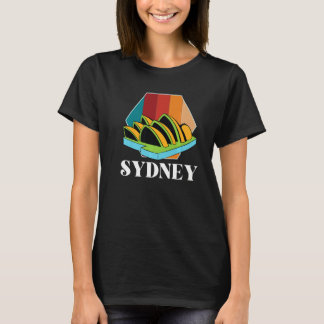 シドニーオペラハウスfromオーストラリアハーバー tシャツ