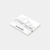 シドニーオーストラリアアートバケーションスケッチバケーションアート ポストイット (アングル)