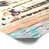 シドニーオーストラリアオペラハウストラベルプリント ポスター (角)