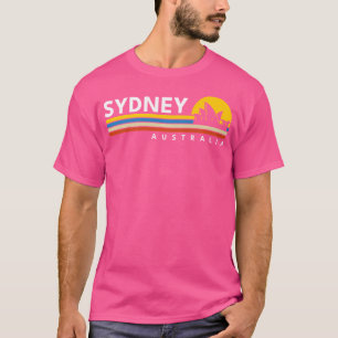 シドニーオーストラリアオペラハウスヴィンテージレトロ土産 Tシャツ
