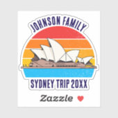 シドニーオーストラリアトリップオペラハウスカスタムノートパソコン シール (シート)