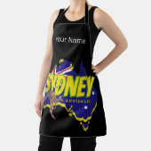 シドニーオーストラリアレトロカンガルー&フラッグヴィンテージ エプロン (インサイチュ)